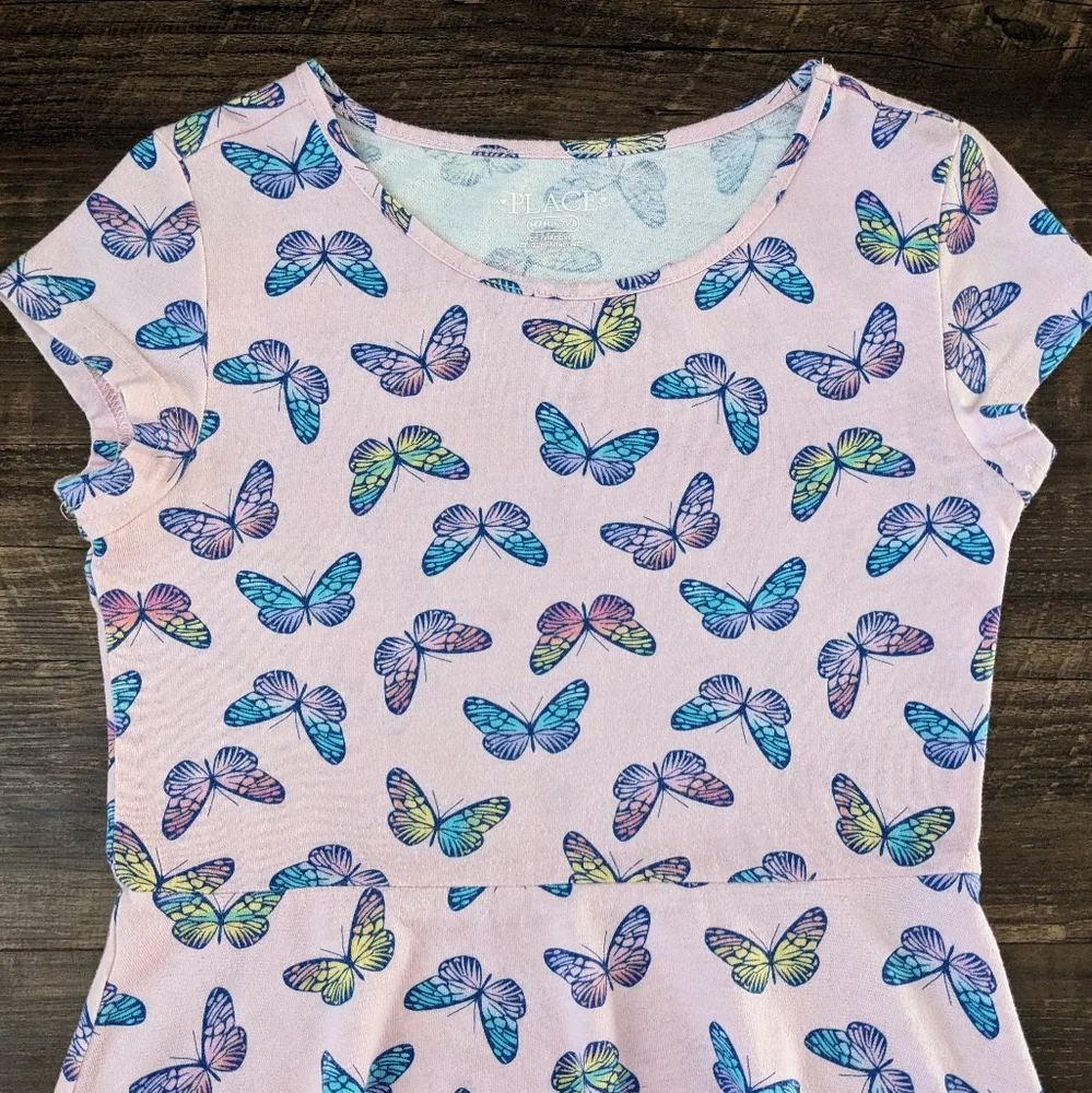 Children's Place Pink Butterfly Dress